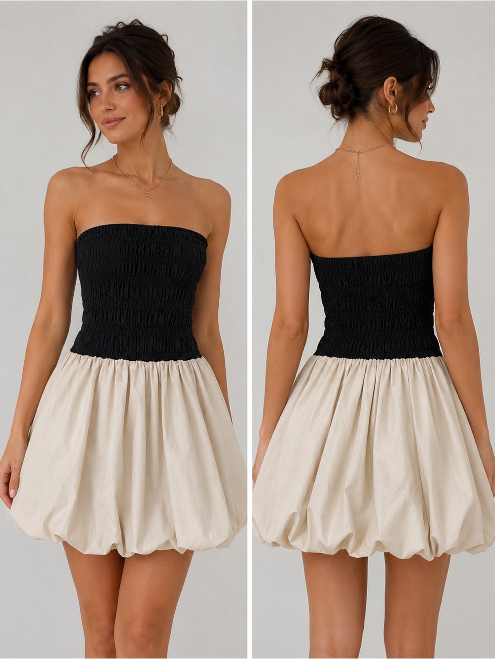 Dissh Stevie Black & Stone Mini Dress NWT Size Small - Picture 15 of 15